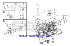 1 SDLG LG933 WHEEL LOADER WITH YUCHAI ENGINE ENGINE ASSEMBLY A0100-2901005859