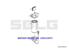 10 SDLG G9190 MOTOR GRADER Water separator A0180-4110003706