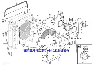 10 SDLG LG6225E HYDRAULIC EXCAVATOR Cooling system A10-6210