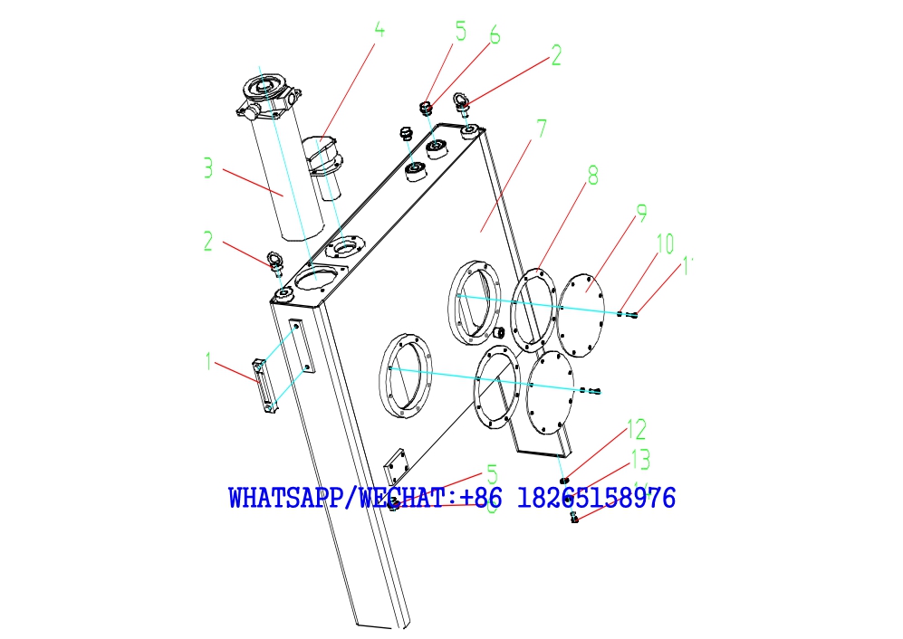 10 XCMG GR165,GR185,GR180,GR215 MOTOR GRADER PARTS CATALOG Hydraulic Tank