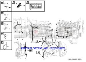 101 SDLG LG936 WHEEL LOADER Engine electric system P4400-2944000115