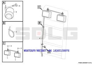 102 SDLG LG936 WHEEL LOADER Hood electrical assembly P4500-2945000112