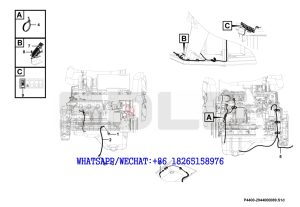 104 SDLG LG933 WHEEL LOADER WITH YUCHAI ENGINE Engine electric system P4400-2944000089