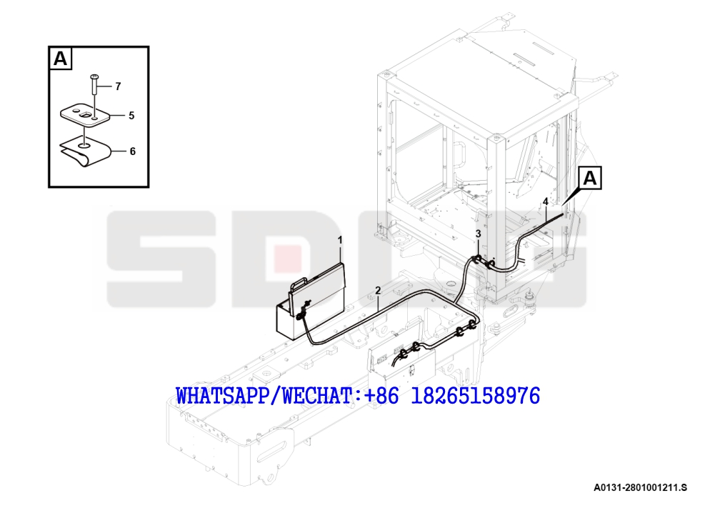 11 SDLG G9190 MOTOR GRADER Preheating module A0131-2801001211