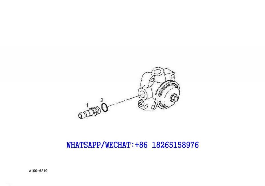 11 SDLG LG6225E HYDRAULIC EXCAVATOR Feeding device for oil transport pump A100-6210