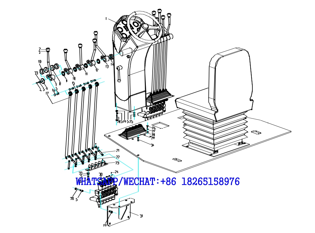 11 XCMG GR165,GR185,GR180,GR215 MOTOR GRADER PARTS CATALOG STEER BOARD