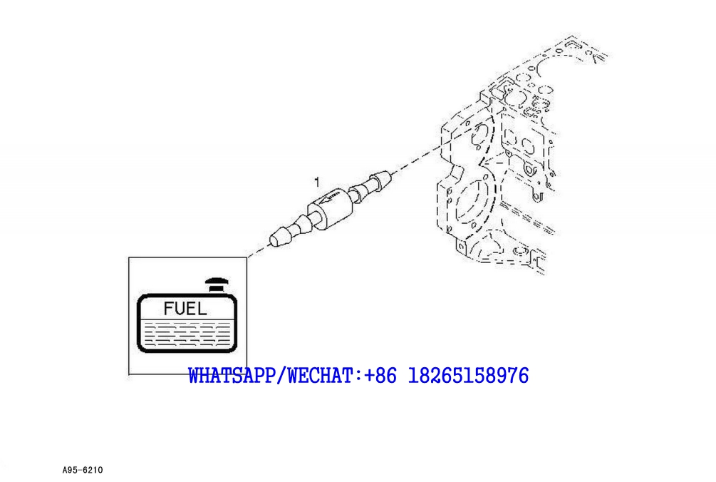 113 SDLG LG6225E HYDRAULIC EXCAVATOR Non-return valve A95-6210