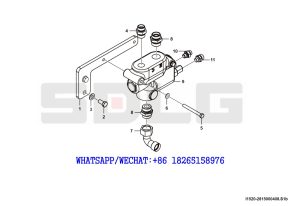 116 SDLG G9190 MOTOR GRADER Priority valve assembly I1520-2815000408