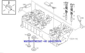 12 DACHAI DEUTZ BF6M1013 DIESEL ENGINE CYLINDER HEAD