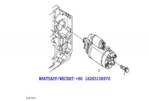 12 SDLG LG6225E HYDRAULIC EXCAVATOR Starter assembly A102-6210