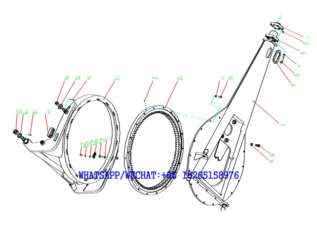 12 XCMG GR165,GR185,GR180,GR215 MOTOR GRADER PARTS CATALOG Work Equipment