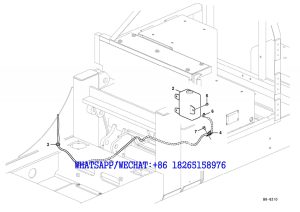 123 SDLG LG6225E HYDRAULIC EXCAVATOR Windshield washer B6-6210