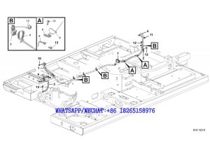 127 SDLG LG6225E HYDRAULIC EXCAVATOR Battery cable B10-6210