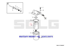 13 SDLG LG933 WHEEL LOADER WITH YUCHAI ENGINE (371328) Oil filter B0441-4110000507