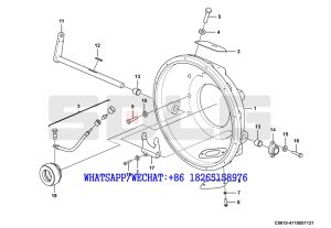 13 SDLG RS8140 ROAD ROLLER Clutch body C0610-4110001121