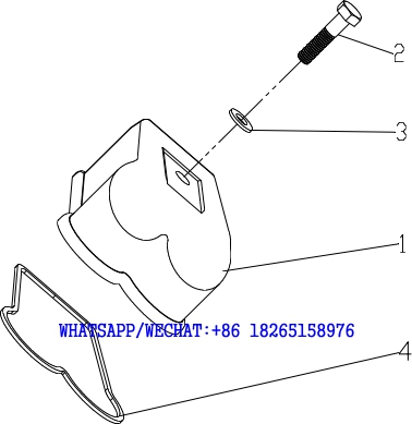 13 WEICHAI TD226B DIESEL ENGINE CYLINDER HEAD COVER ASSEMBLY