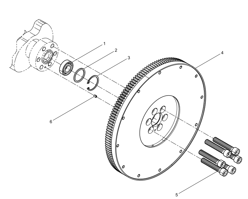 13 WEICHAI WP6 DHP06G0215 WP6G125E3 ENGINE Flywheel Group