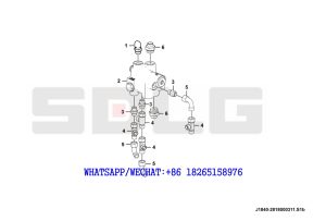 131 SDLG G9190 MOTOR GRADER Filling valve assembly J1840-2818000311