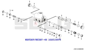 135 SDLG G9190 MOTOR GRADER 06-463-200(43779) Filling valve assembly J1841-4120005358