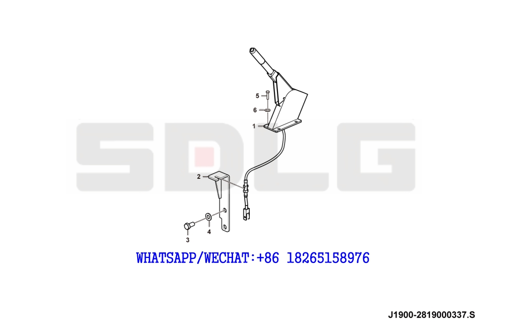 137 SDLG G9190 MOTOR GRADER Parking brake syetem J1900-2819000337