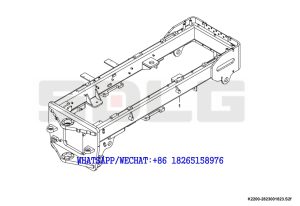 141 SDLG G9190 MOTOR GRADER Rear frame assembly K2200-2823001823