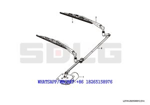 148 SDLG G9190 MOTOR GRADER Right side windscreen wiper assembly L2516-2825000612