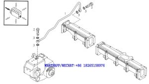 15 DACHAI DEUTZ BF6M1013 DIESEL ENGINE INLET MANIFOLD