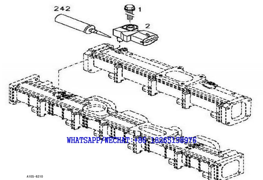 15 SDLG LG6225E HYDRAULIC EXCAVATOR Pressure sensor A105-6210