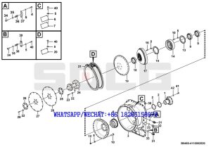 15 SDLG LG936 WHEEL LOADER (370833) Torque converter B0460-4110002520