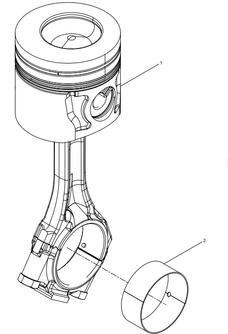 15 WEICHAI WP6 DHP06G0215 WP6G125E3 ENGINE Piston and Connecting Rod Group