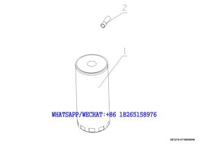 15 YUCHAI YC6J125-T302 (J8N0L4) DIESEL ENGINE Oil filter assembly A01215-4110004049