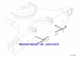 156 SDLG LG6225E HYDRAULIC EXCAVATOR Foot pedal F11-6210