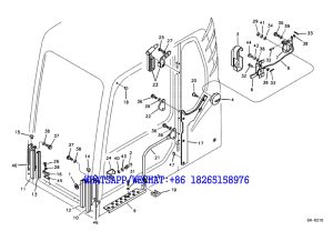 160 SDLG LG6225E HYDRAULIC EXCAVATOR Operator's cab -3 G4-6210