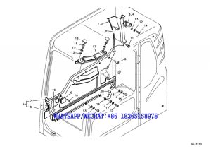 161 SDLG LG6225E HYDRAULIC EXCAVATOR Operator's cab -4 G5-6210