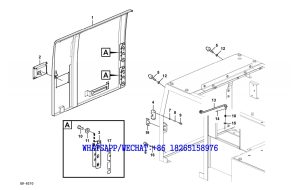 165 SDLG LG6225E HYDRAULIC EXCAVATOR Side door -2 G9-6210