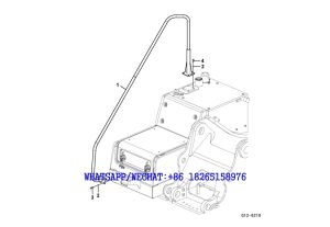 168 SDLG LG6225E HYDRAULIC EXCAVATOR Handrail G12-6210