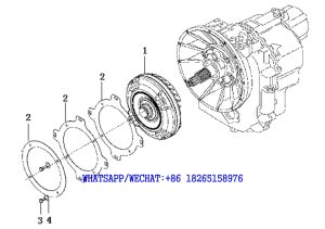 17 SDLG B877 BACKHOE LOADER PARTS CATALOG Convertor C12-4110001921