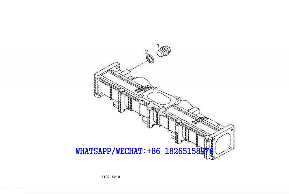 17 SDLG LG6225E HYDRAULIC EXCAVATOR Engine blanking parts A107-6210