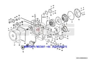 17 SDLG LG936 WHEEL LOADER A301 Transmission C0510-2905002802