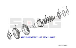 17 SDLG RS8140 ROAD ROLLER Transmission Drive shaft C0614-4110001121