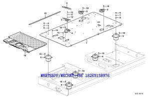 171 SDLG LG6225E HYDRAULIC EXCAVATOR Cabin floor G15-6210