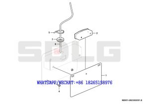 176 SDLG G9190 MOTOR GRADER Signretainer M2951-2823002001