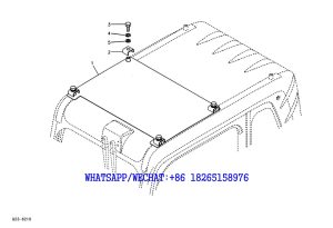 179 SDLG LG6225E HYDRAULIC EXCAVATOR Sun visor G23-6210