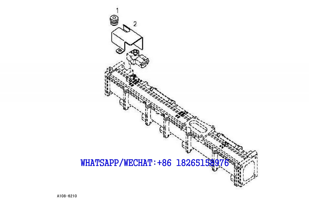 18 SDLG LG6225E HYDRAULIC EXCAVATOR Guard plate A108-6210