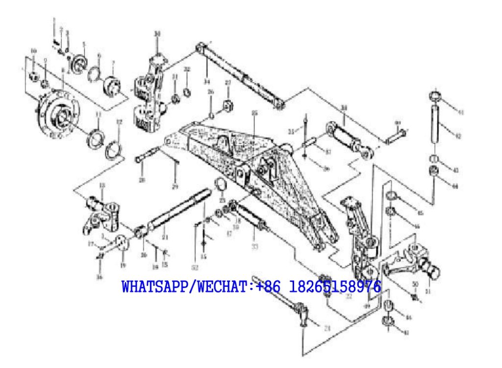 18 XCMG GR165,GR185,GR180,GR215 MOTOR GRADER PARTS CATALOG STEERING AXLE