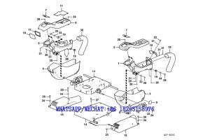 183 SDLG LG6225E HYDRAULIC EXCAVATOR Instrument panel control panel G27-6210