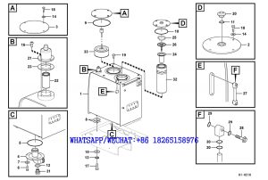 189 SDLG LG6225E HYDRAULIC EXCAVATOR Hydraulic oil tank H1-6210