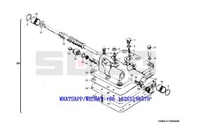 19 SDLG LG933 WHEEL LOADER WITH YUCHAI ENGINE (330101) Shift control valve C0569-4110000499