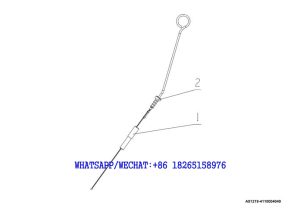 19 YUCHAI YC6J125-T302 (J8N0L4) DIESEL ENGINE Oil dipstick A01219-4110004049