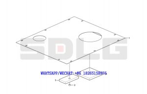 2 SDLG LG933 WHEEL LOADER WITH YUCHAI ENGINE Cover plate A0101-2901005860